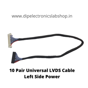 10 Pair Universal LVDS Cable Left Side Power