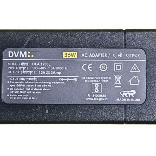 12V 3A AC Power Adapter for Various Applications High Quality