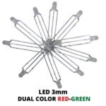 LED 3MM DUAL COLOR RED-GREEN