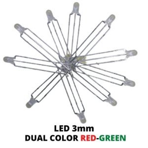 LED 3MM DUAL COLOR RED-GREEN