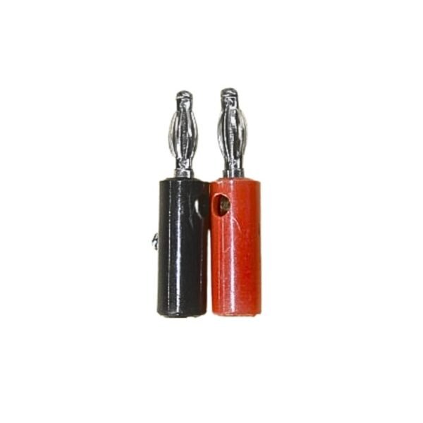 Banana Male Connector Super Deluxe Copper Plated Beryllium (RED and Black Par)