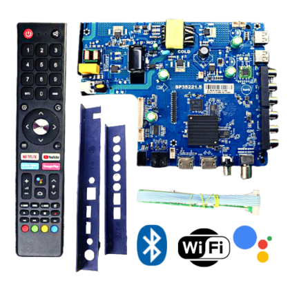 Latest 32in Android TV Motherboard with Wifi Bluetooth & Voice Remote SP35221.5s