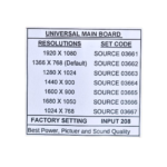 Smallest Smart Universal Board HKV352RC.A10 resolution code