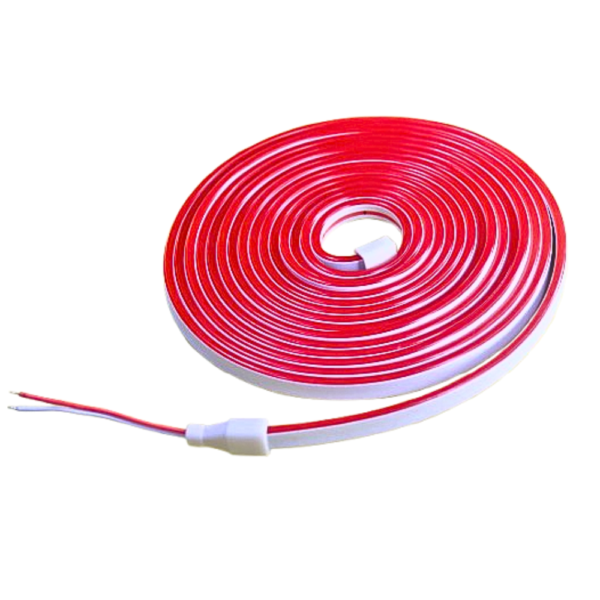 red color flexible neon light strips 12v 5meter