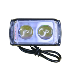 BB1813 2Lens Fog Light with 6-Mode Function for Car, Bike, Scooter