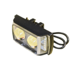 BB1813 2Lens Fog Light with 6-Mode Function for Car, Bike, Scooter