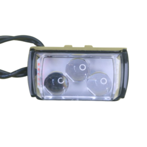 BB1949 3-Lens Fog light with 6-Mode Function for Cars, Bikes, and Scooters