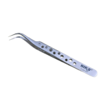 Hiko 7-SA SR Stainless Steel Curved Pointed Tip High Hardness Tweezer – Precision Tool for Technicians