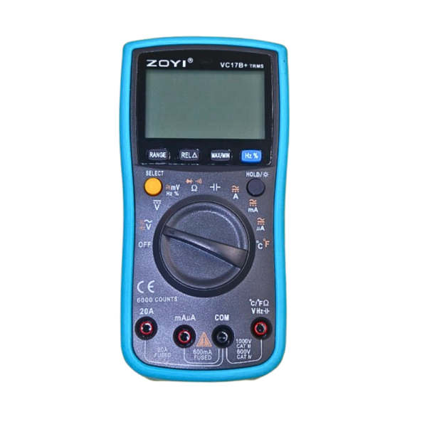 Original ZOYI VC17B+ Digital Multimeter with 6000 Count Large Display | True RMS | Auto Range