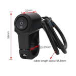 Universal 12V Handlebar Switch (2-Way) for All Bikes and Motorcycles premium quality waterprooph