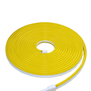 Yellow Color Flexible Neon Light 12V 5 Meter - High Quality LED Strip for Decoration and DIY Projects