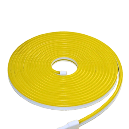 Yellow Color Flexible Neon Light 12V 5 Meter – High Quality LED Strip for Decoration and DIY Projects