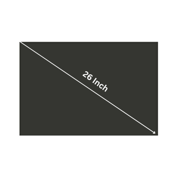 LCD LED TV Polarizer Film Replacement for 26-inch TV (Front Side, Self-Adhesive) – Long Lasting and Reliable