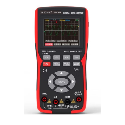 ZOYI ZT-702S Oscilloscope Multimeter – 10MHz Bandwidth, 48MSa/s Sampling Rate, Auto Calibration