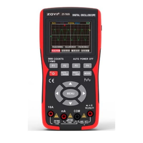 Original ZOYI ZT-702S Oscilloscope Multimeter – 10MHz Bandwidth, 48MSa/s Sampling Rate, Auto Calibration