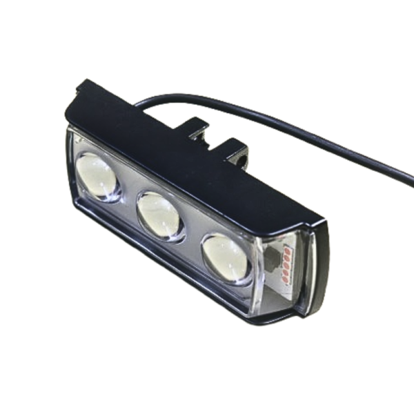 Triple Lens Fog Light with Yellow & White Flashing Light Reflection Fog Lamp for Car, Bike, Motorbike, Truck, Van (12 V, 40 W)