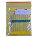 1000 PCS MIX RESISTOR PACK – 50 Values | 20 Pieces Each | Carbon Film | 1/4W | 5% Tolerance - Image 4