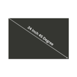 24-inch LCD LED Display Polarizer Film Replacement 45 Degree Self Adhesive – Long Lasting and Durable