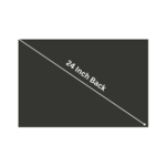 24-inch LCD LED Display Polarizer Film Replacement (Back Side, Self-Adhesive) – Long Lasting and Reliable