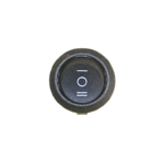 3-Pin Rocker Switch Circle (ON-OFF-ON) – High-Quality Round Toggle Switch