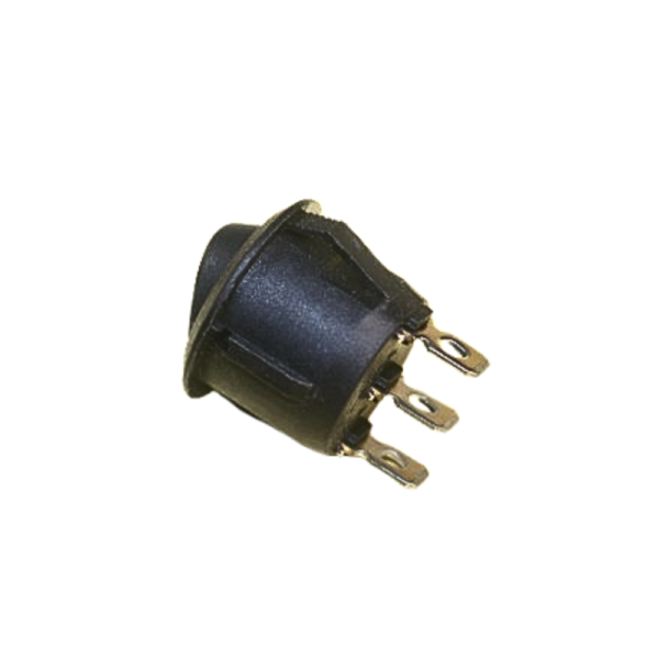 3-Pin Rocker Switch Circle (ON-OFF-ON) – High-Quality Round Toggle Switch