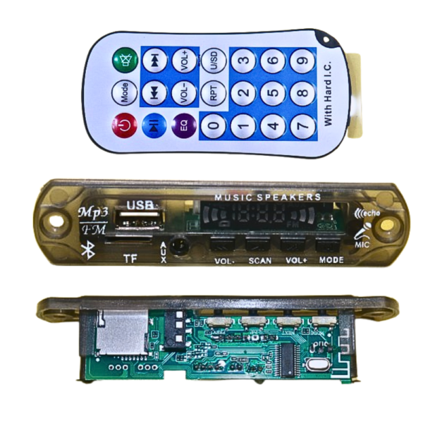 Bluetooth Panel Kit and Remote with Big Preamplifier IC - High Quality and Long Lasting