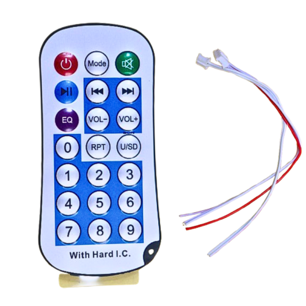 Bluetooth Panel Kit and Remote with Big Preamplifier IC - High Quality and Long Lasting