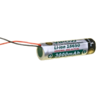 VIPOW 3000mAh 3.7V Li-ion Rechargeable Battery 18650 with wire – High Capacity & Long-Lasting