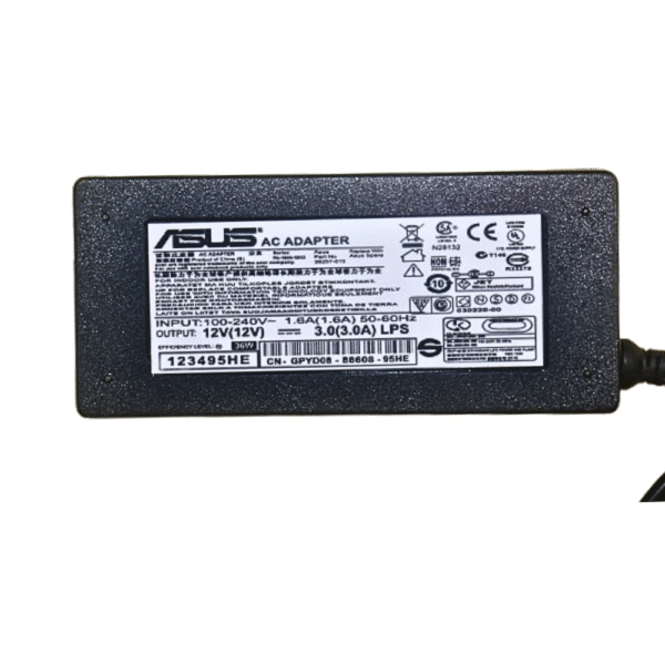 12V 3A Power Adapter | 36W High-Quality AC to DC Adapter for Various Applications