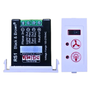 2in1 Remote Control Switch 6A for Fan and Bulb | Multifunctional Remote | 80W Max Output | AC 150V–270V Input