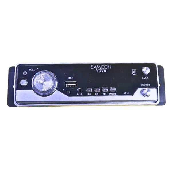 SAMCON YOYO 12V Digital Audio Player for Car/E-Rickshaw/TukTuk with USB, AUX, SD, Bluetooth - 4440 Audio IC