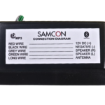 SAMCON YOYO 12V Digital Audio Player for Car/E-Rickshaw/TukTuk with USB, AUX, SD, Bluetooth - 4440 Audio IC