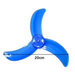 9 inch FAN Blade Propeller (Pankhuri) for 555 DC Motor – Random Colour | Plastic Cooling Fan Blade for DIY Projects