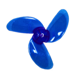 Achi DC Motor Fan Blade 3-Wing for Toy Motor and DIY Project – Small Plastic Propeller for Mini Motor Cooling or DIY Kit