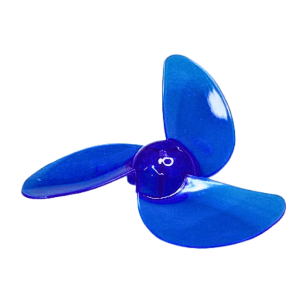 Achi DC Motor Fan Blade 3-Wing for Toy Motor and DIY Project – Small Plastic Propeller for Mini Motor Cooling or DIY Kit
