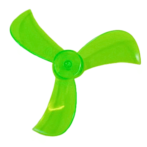 DC Motor Fan Blade 3-Wing for Toy Motor and DIY Project – Small Plastic Propeller for Mini Motor Cooling or DIY Kit