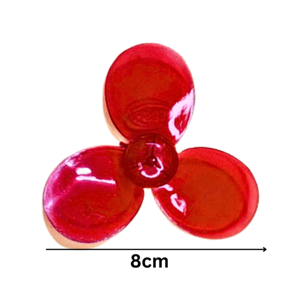 Golu DC Motor Fan Blade 3-Wing for Toy Motor and DIY Project – Small Plastic Propeller for Mini Motor Cooling or DIY Kit