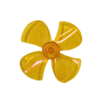 Magic DC Motor Fan Blade 4-Wing for Toy Motor and DIY Project – Small Plastic Propeller for Mini Motor Cooling or DIY Kit
