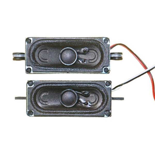 Universal LED TV Speakers with Wire – 1 Pair (10W + 10W) Replacement Speakers for LED LCD TV Audio Output