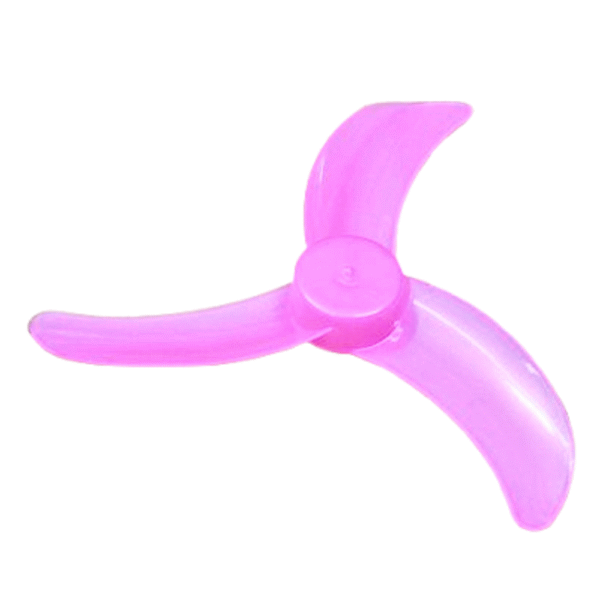 Katari DC Motor Fan Blade 3-Wing for Toy Motor and DIY Project – Small Plastic Propeller for Mini Motor Cooling or DIY Kit