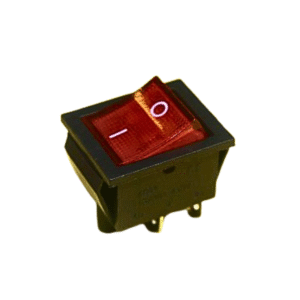 15A-30A 250V 2-Pole 4-Pin Rocker Switch with Indicator Light – Heavy Duty ON/OFF Switch