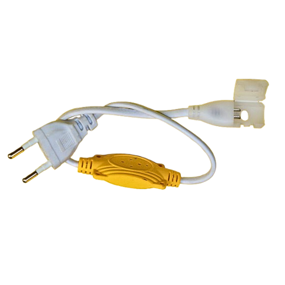 220V AC Rope Light Connector – High Quality | Safe & Durable Plug for LED Strip/Rope Light