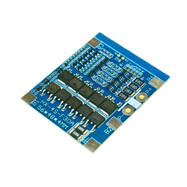 4S 30A 12.8V LiFePO4 BMS Protection Board with Balance – Heavy Duty for 32650/32700 Battery Packs