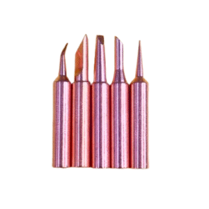 5Pcs Copper Soldering Iron Bit Set for T900 Series Soldering Iron – High Precision Tips for DIY, Repair, and Professional Use
