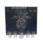 XY-S350H 220x2 + 350W App Control Class D Audio Amplifier Board with Bluetooth 5.1, AUX & USB Input, Subwoofer Frequency and Tone Control Knobs