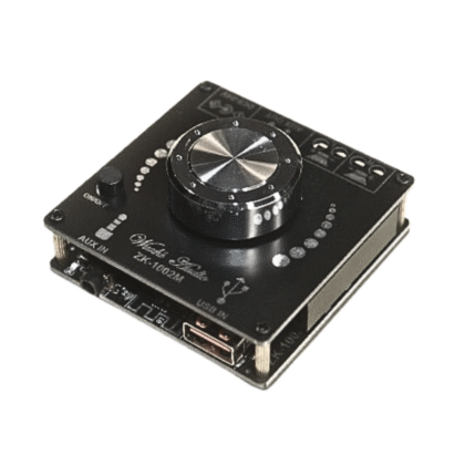 ZK-1002M Class D Amplifier Board – 100W+100W Dual Channel with Bluetooth 5.0 & AUX Input | Compact Hi-Fi Audio Power Amp