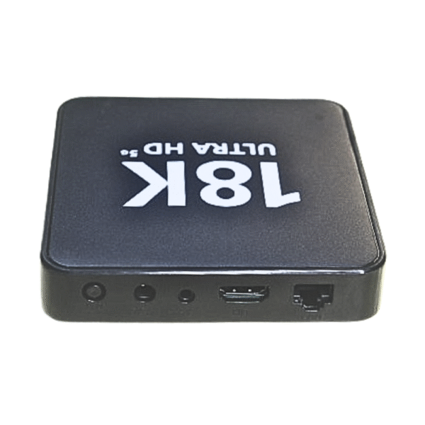18K Ultra HD 5G Android TV Box with Bluwetooth and Voice Remote long lasting