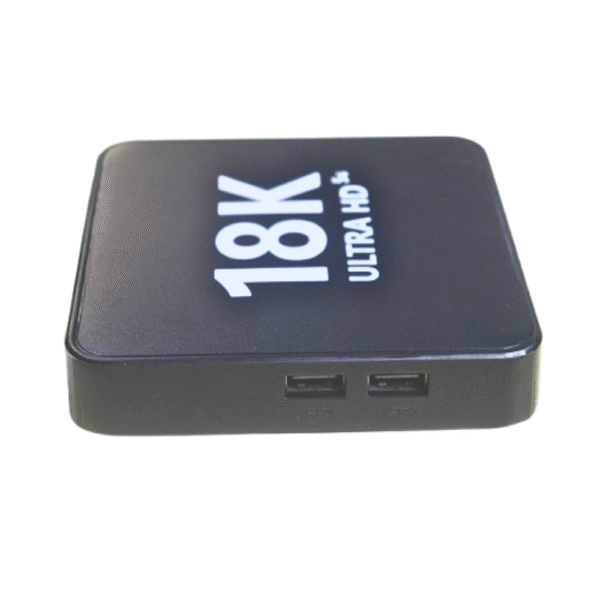 18K Ultra HD 5G Android TV Box with Bluwetooth and Voice Remote long lasting