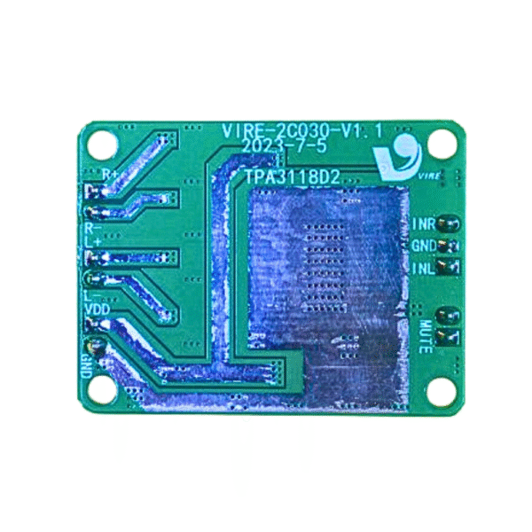 30W+30W Dual Channel Class-D Amplifier Kit (Vire-2C030) with TPA3118 Audio IC | DIY Audio Power Amp Board