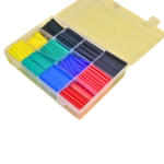 530PCS Heatshrink Tube Box Pack – Multi-size & Multi-color Assorted Insulation Tubes (Length: 45mm)